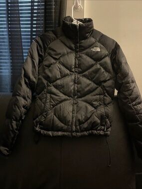 THE NORTH FACE Aconcagua Jacket Women's XS 550 Fill TNF Black Outdoor Goose Down